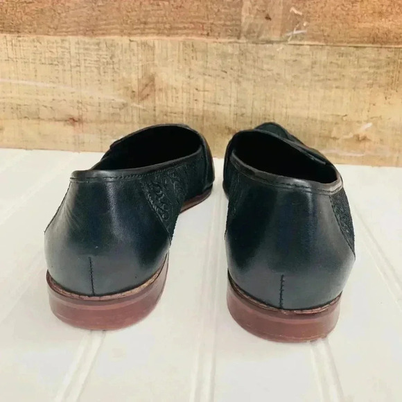 Sole Society Embossed Leather Flats - Picture 4 of 7